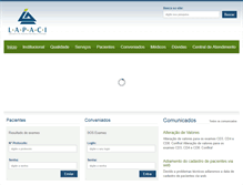 Tablet Screenshot of lapaci.com.br